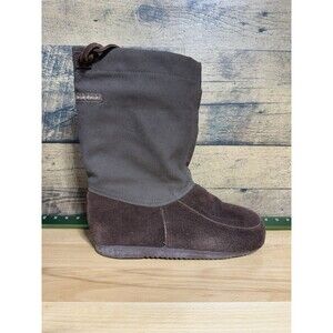 Steger Mukluks Brown Leather Moose Hide Winter Boots With Inserts Men’s Size 13+